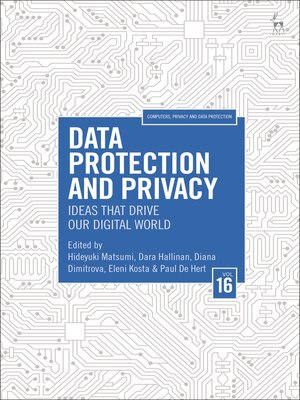 cover image of Data Protection and Privacy, Volume 16